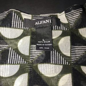 Alfani Tops - Alfani geometric design sheer tunic Alfani Tops - Alfani geometric design sheer tunic